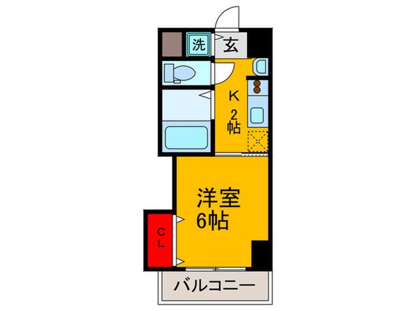 CITY SPIRE布施の物件間取画像